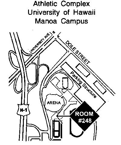 UH Manoa Aikido Map